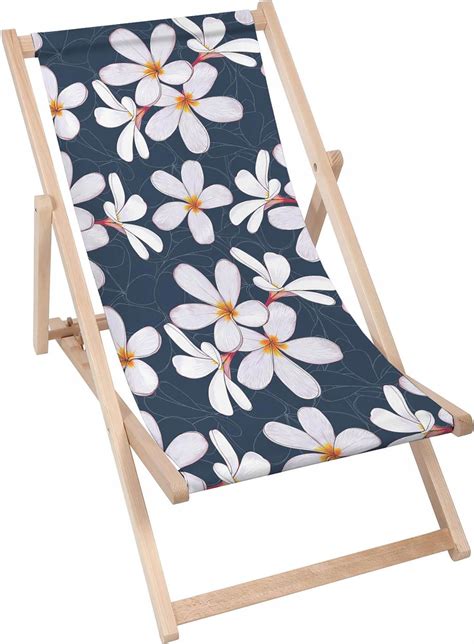 Dreamroots Leżak Na Plażę Drewniany Składany Z Regulacją Oparcia - Ceny ...