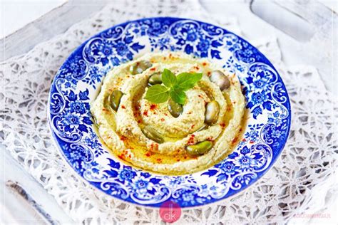 Hummus z bobu przepis Dorota Kamińska