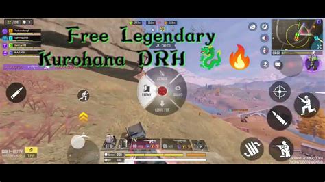 NEW Free Legendary Kurohana DRH Gameplay On Br Squad Wipe YouTube