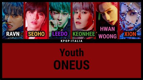 ONEUS Youth Color Coded Sub Ita YouTube