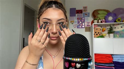 Asmr Glasses Teeth And Nail On Nail Tapping 💛 Whispered Youtube