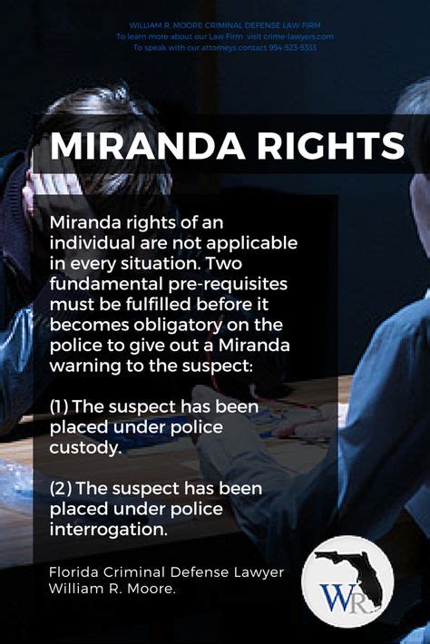 20 Best Miranda Rights Images Miranda Rights Criminal Defense Attorney Criminal Defense