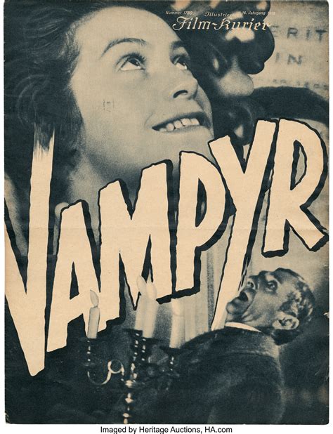 Vampyr (Star Films, 1932). German Program (Eight Pages).. ... Movie ...