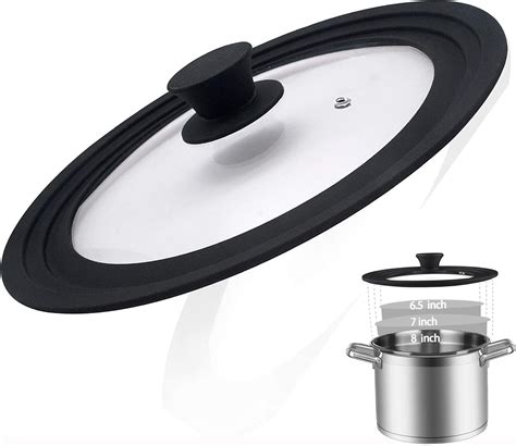 Amazon Universal Lid For Pots Pans And Skillets Tempered Glass