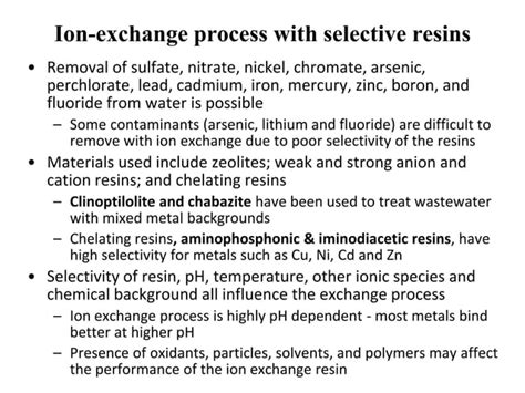 10 Ion Exchange Process Ppt Free Download