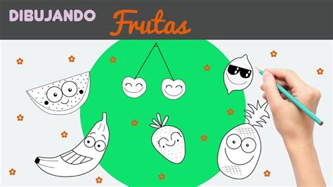 Aprender a DIBUJAR FRUTAS KAWAII dibujando plátanos cerezas sandía