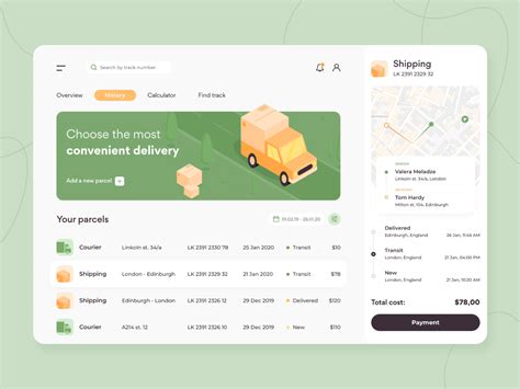 Delivery Web App Concept Free Figma Resource Figma Elements