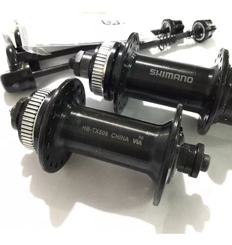 Par Cubos Shimano Tx505 36f Freio Disco Centerlock 8 9 10 K7