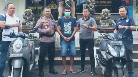 Viral Pencurian Sepeda Motor Terekam CCTV Di Bali Ini Pelakunya