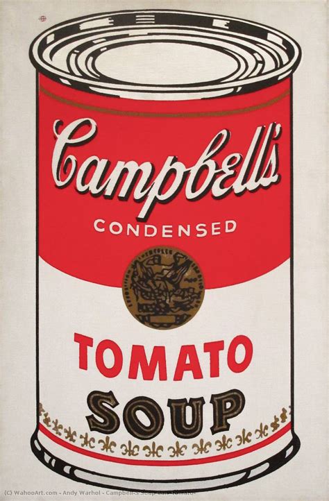 Campbell`S soupe can ( tomate ) de Andy Warhol (1928-1987, United States) | Reproductions D'art ...