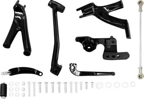 Hdbubalus Forward Controls Complete Kit Levers Linkages Fit For Harley