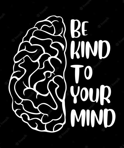 Premium Vector Be Kind To Your Mind Mental Health Matters Awareness