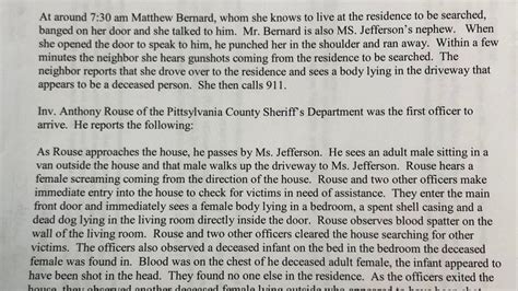 Search Warrant Reveals New Grisly Details In Pittsylvania Co Triple Slaying