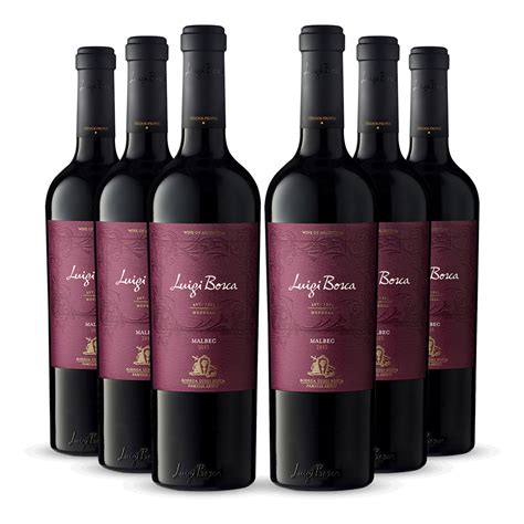 Sixpack Vino tinto Luigi Bosca reserva malbec Argentina La Canastería