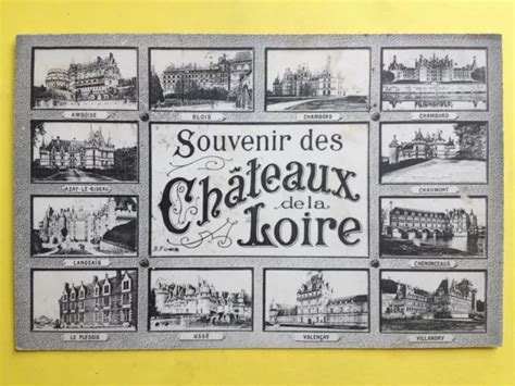 CPA DE 1906 SOUVENIR des CHÂTEAUX de la LOIRE à Louis LAFORET d ANGERS