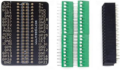 Treedix Rpi Gpio Terminal Block Breakout Board Module Expansion Board