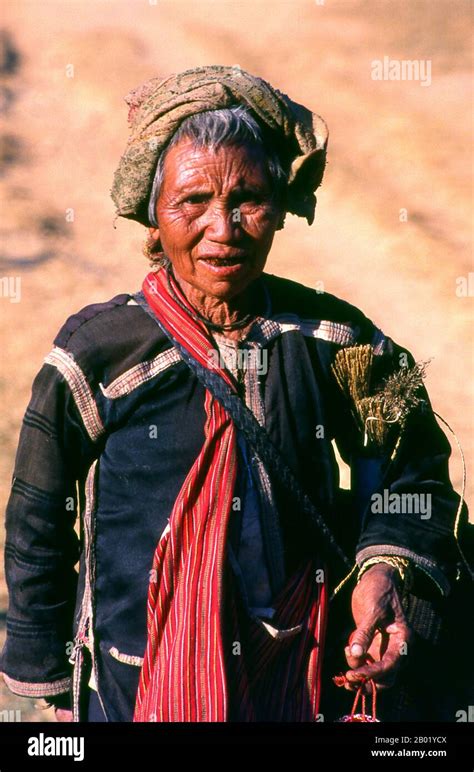 Thailand Lahu Woman Doi Angkhang Chiang Mai Province Northern