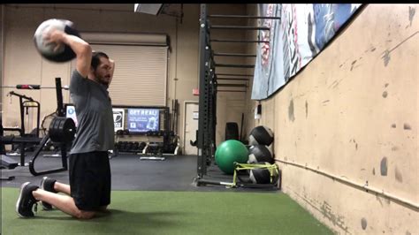 Medicine Ball Tall Kneeling Overhead Throw Youtube