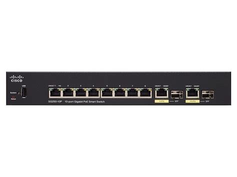 Black Cisco Sg P Port Gigabit Poe Smart Switch At Rs In