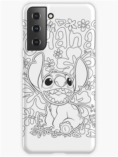 Lilo Coloring Page Samsung Galaxy Phone Caseundefined By Gimard