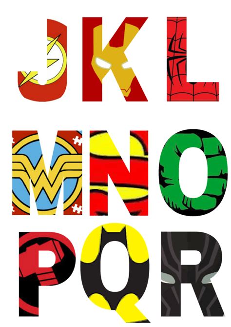 Hulk Superman Superhero Alphabet Free Font Free Svg Ironman Png Sexiz Pix