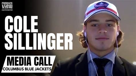 Cole Sillinger Reacts To Being Drafted By Columbus Blue Jackets In St