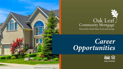 Career Opportunities | Oak Leaf Community Mortgage