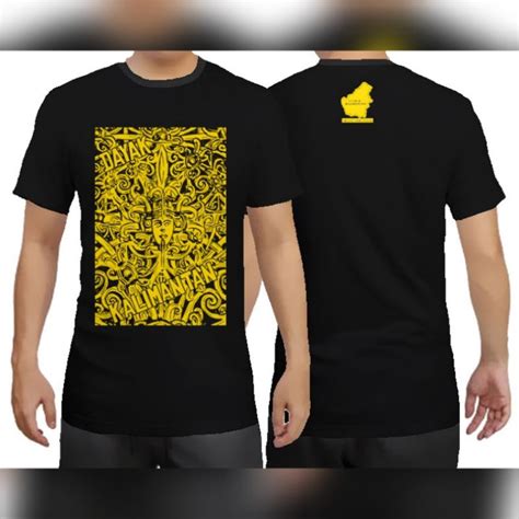 Jual Baju Kaos Motif Suku Dayak Motif Khas Dayak Distro Kalimantan