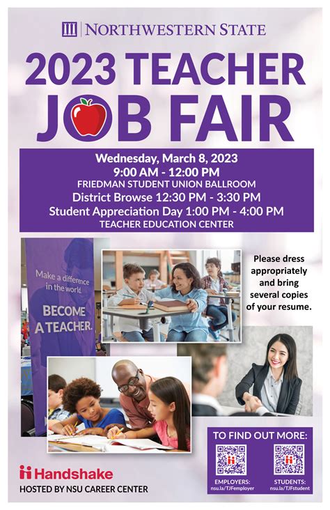 Teacher Job Fair to be held March 8 - Northwestern State University