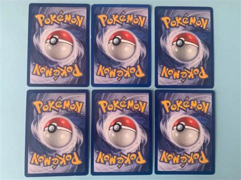 LOT DE 6 Cartes pokémon Dresseur Wizard Set de Base communes peu