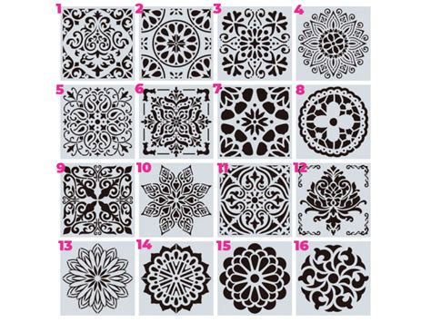 Шаблон за боядисване #16 - 15x15 cm