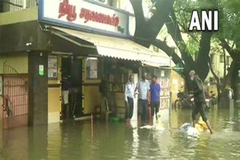 Heavy Rainfall Causes Waterlogging In Several Parts Of Chennai