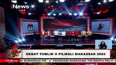 Debat Pilkada Makassar Berjalan Lancar KPU Tak Ada Gesekan Seperti