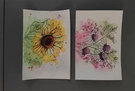 Lines and watercolor | Skillshare Student Project