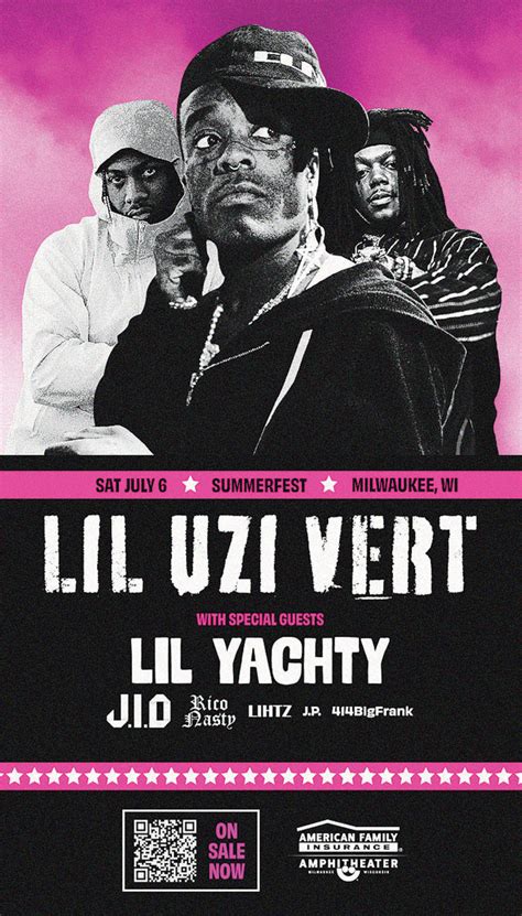 Lil Uzi Vert Performing With Special Guests On July 6th At Summerfest