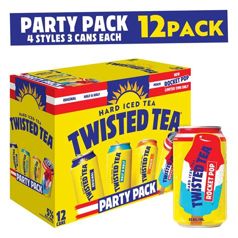 Twisted Tea Hard Iced Tea Variety Party Pack 12 Pack 12 Fl Oz Cans