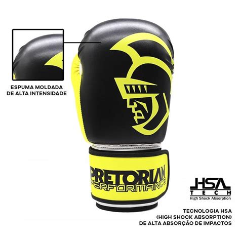 Kit De Boxe Muay Thai Pretorian Luvas Pretetor Bucal Bandagem