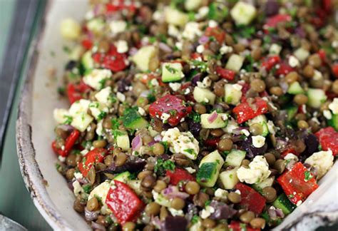 La Meilleure Recette De Salade Grecque De Lentilles