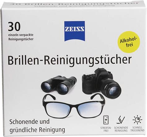 Zeiss Brillen Reinigungst Cher St Ck Zur Schonenden Gr Ndlichen