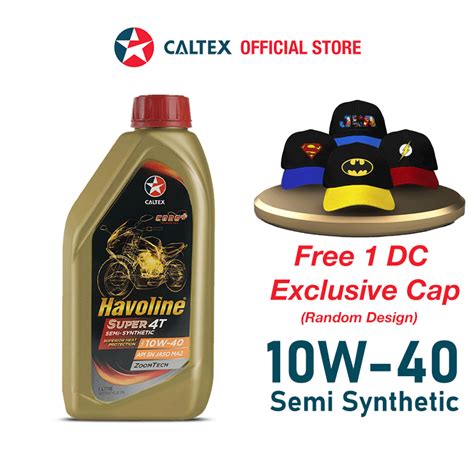 Caltex Havoline Super 4T Semi Synthetic 10w40 Motorcycle Engine Oil 1L