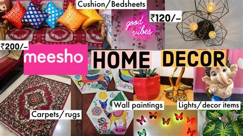 Huge Meesho Home Decor Haulhome Items Haul Starting At ₹78 Meesho