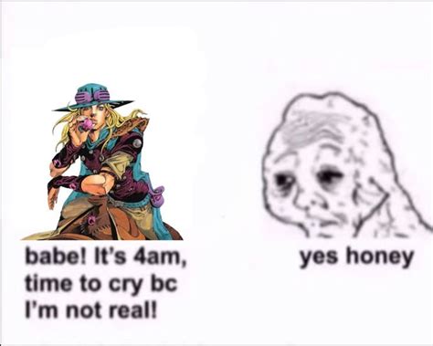 Crying For Gyro Jojos Bizarre Adventure Jojo Bizzare Adventure