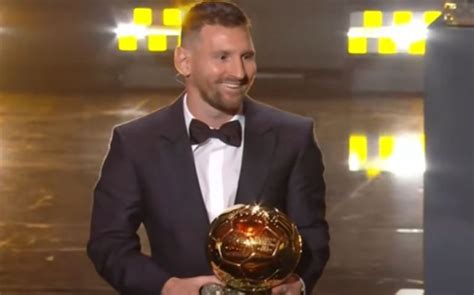 Lionel Messi Ganó Su Octavo Balón De Oro