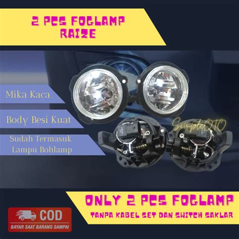 Jual Lampu Mobil Foglamp Raize Only Shopee Indonesia