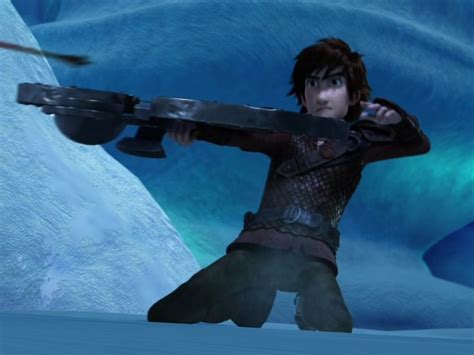 Hiccup Shot An Arrow From His Shield Like Crossbow From Dreamworks