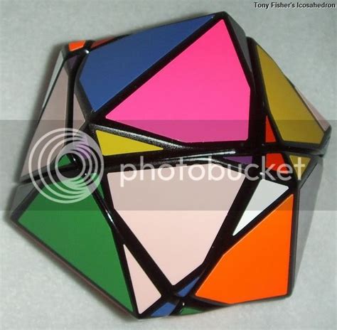 Tony Fishers Icosahedron Skewb Rubiks Cube Type Puzzle