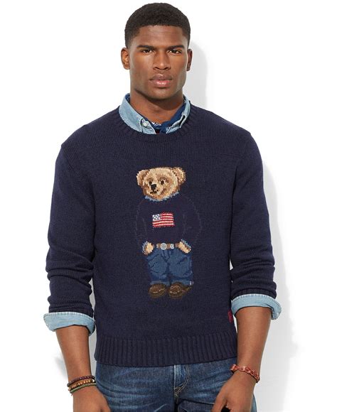 Polo Ralph Lauren Polo Bear Pima Sweater Sweaters Men Macys