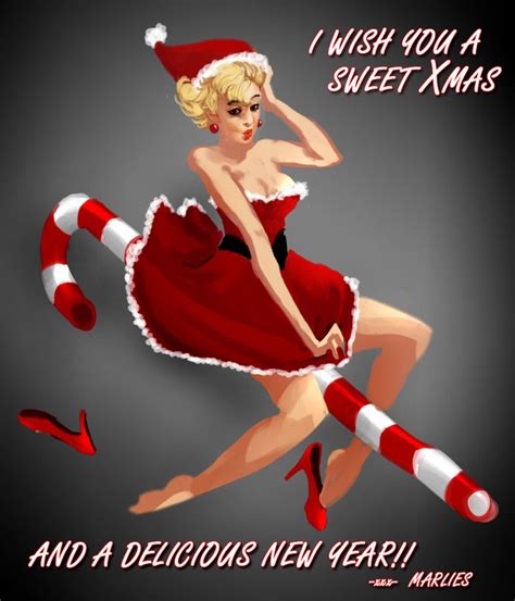 Pin On Christmas Pinup Girls