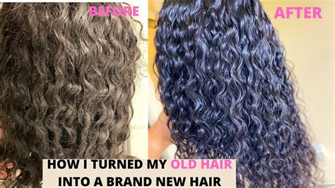 How To Revive Restore Curly Hair I Turned My Old Hair Into A Brand New Hair Youtube