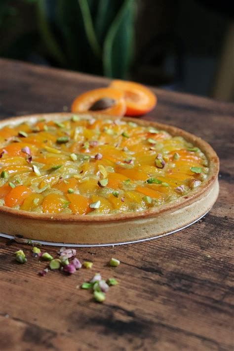 Tarte abricots et crème damande à la pistache By Flora B